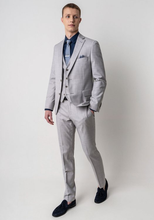 Guy Laroche 2 Pieces Κοστούμι της σειράς Classic - GLDS11139 / 10121 31 Light Grey