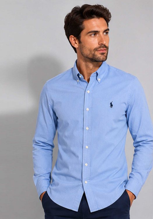 U.S. Polo Assn. Πουκάμισο Greg - 104 06451 49489 430 Light Blue