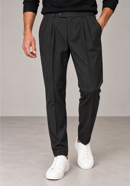 Bugatti Παντελόνι Soft Flannel - 1050 26090F 280 Grey
