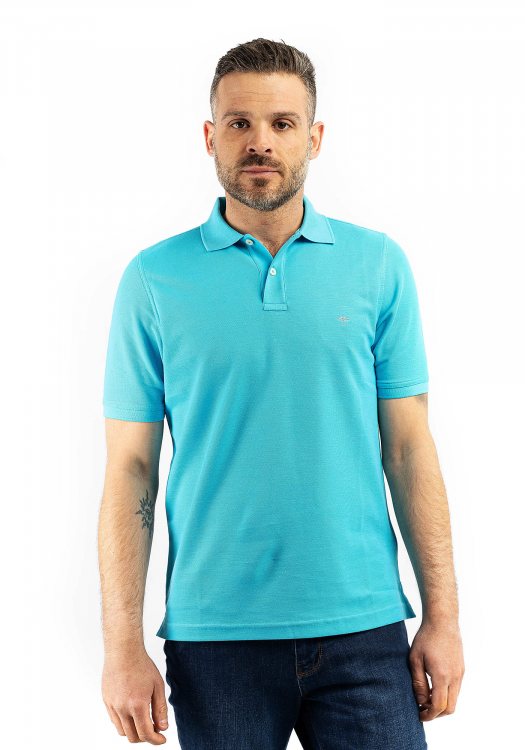 Fynch Hatton Basic Polo Μπλούζα Supima - 1120 1700 Sailor