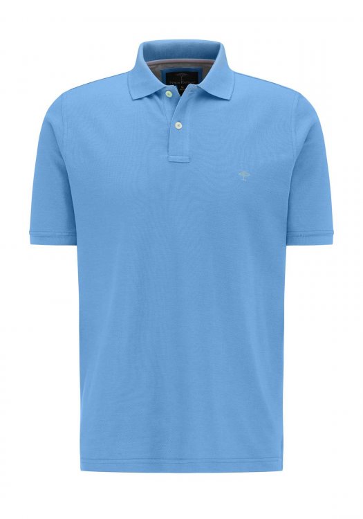 Fynch Hatton Basic Polo Μπλούζα Supima - 1120 1700 614 Soda 