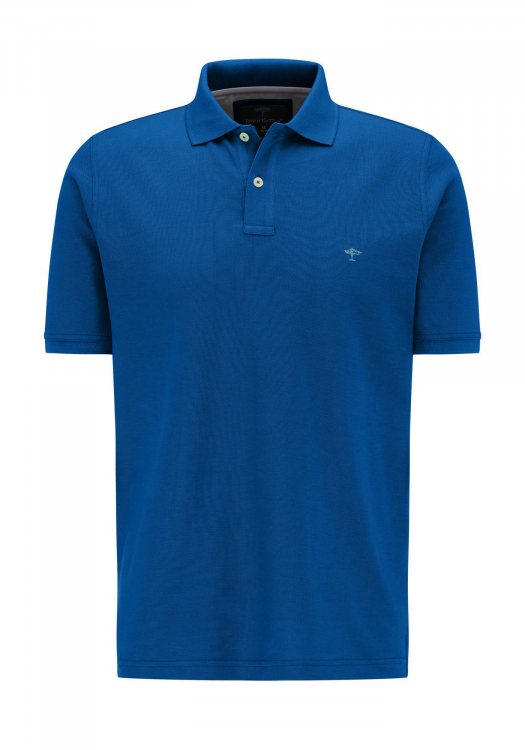 Fynch Hatton Basic Polo Μπλούζα Supima - 1120 1700 645 Royal Blue