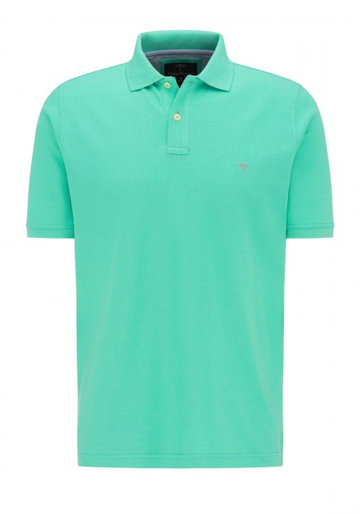 Fynch Hatton Basic Polo Μπλούζα Supima - 1120 1700 706 Fresh Mint