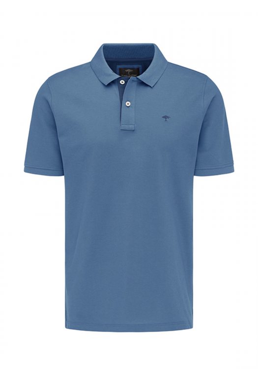 Fynch Hatton Polo Μπλούζα της σειράς Contrasts - 1122 1551 623 Pacific