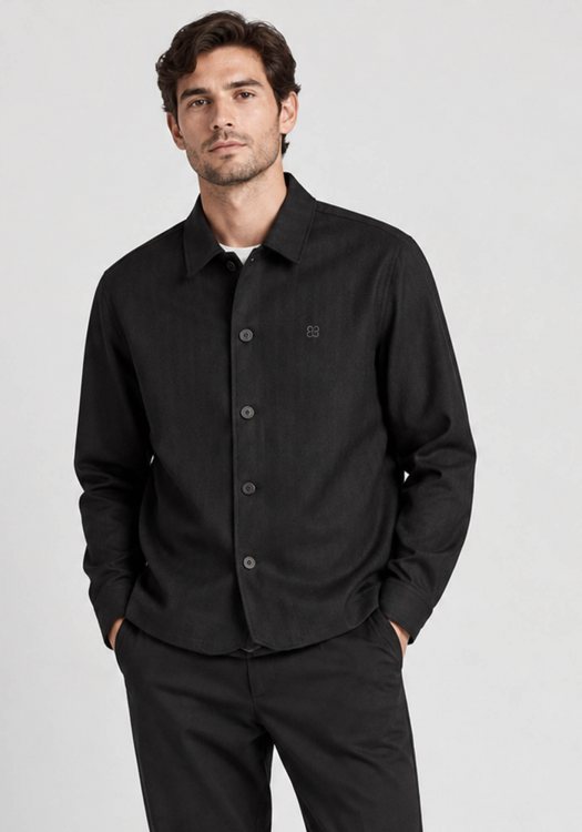 GABBA Overshirt GABfelix Fuyu  - 12120 9005 Meteorite