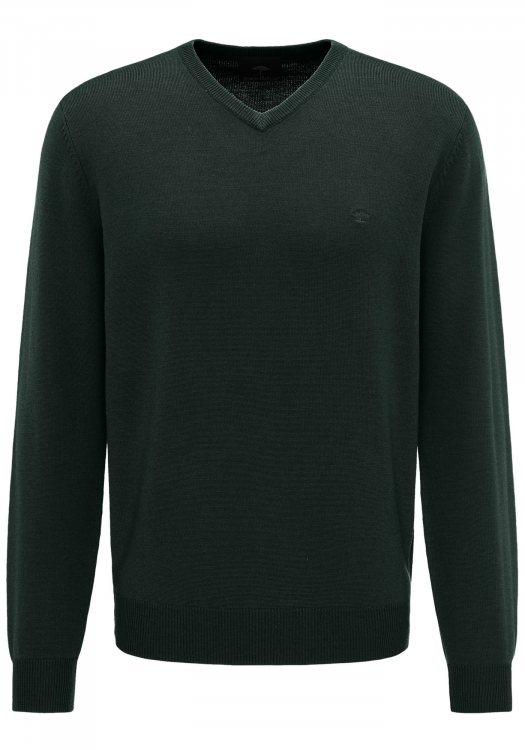 Fynch Hatton Sweater V-neck - Green