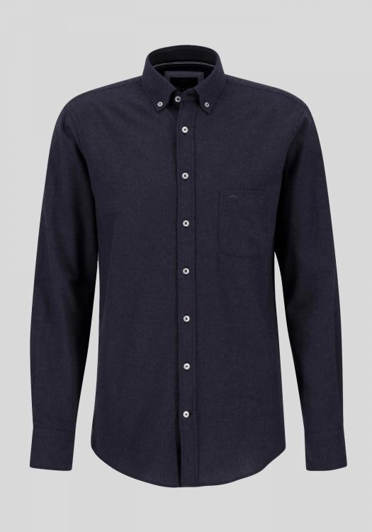 Fynch Hatton Πουκάμισο της σειράς Flannel - 1314 6010 998 Charcoal