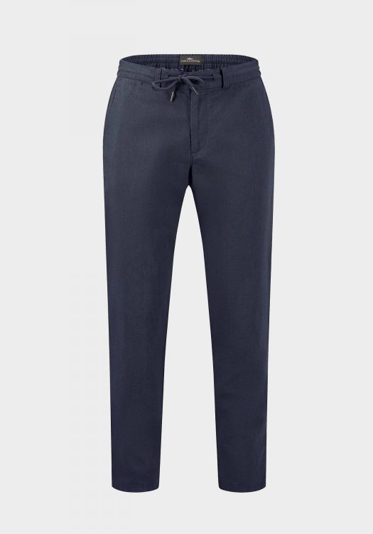 Fynch Hatton Λινό Παντελόνι της σειράς Linen - 1404 2103 688 Blue