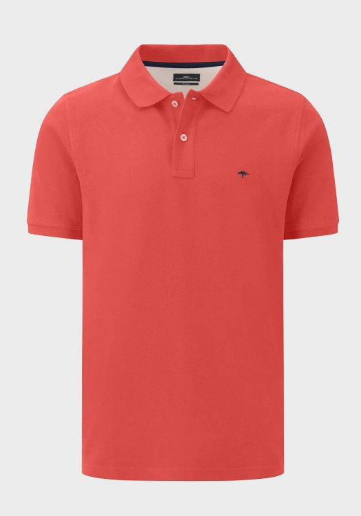 Fynch Hatton Polo Μπλούζα της σειράς Supima Cotton - 1313 1700 361 Orient Red