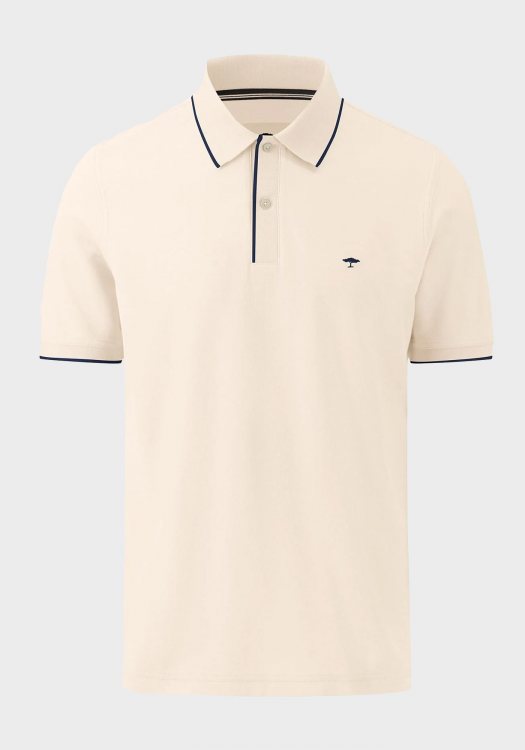 Fynch Hatton Polo Μπλούζα της σειράς Supima - 1413 1702 823 Off White