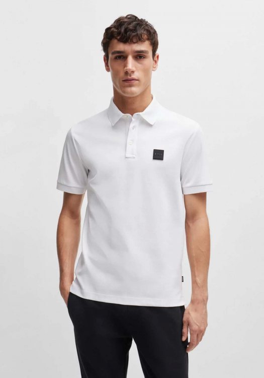 BOSS Polo της σειράς Parlay 143 - 50515596 100 White