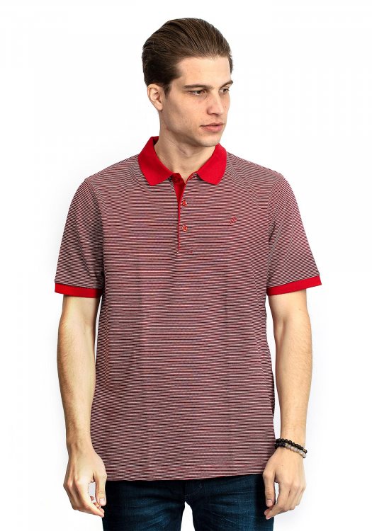 Daniel Hechter Polo T- Shirt - 75037 171921 310 Red 