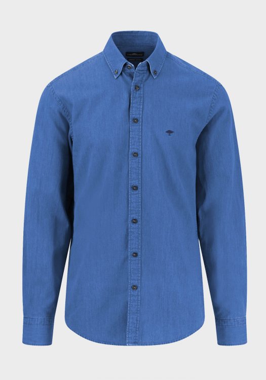 Fynch Hatton Πουκάμισο της σειράς Denim -  1502 7030 604 Crystal Blue 