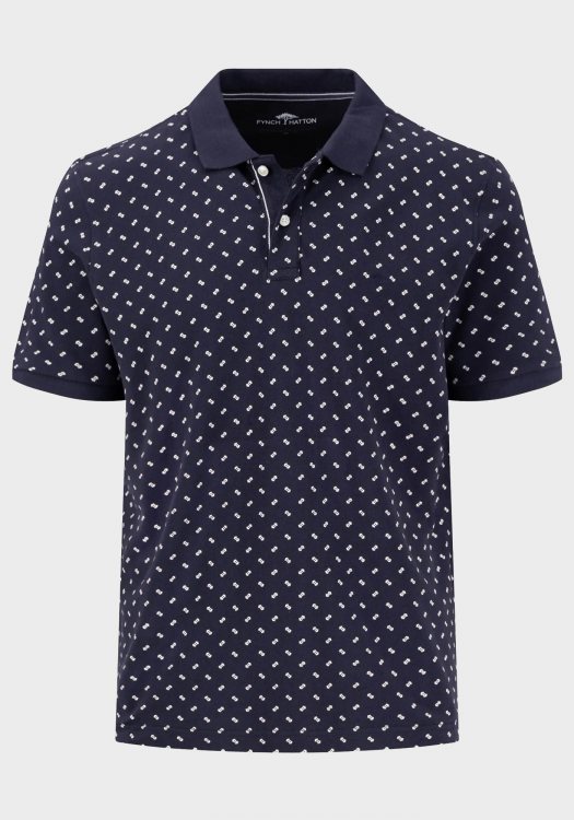 Fynch Hatton Polo Μπλούζα της σειράς Minimal - 1504 1313 685 Navy