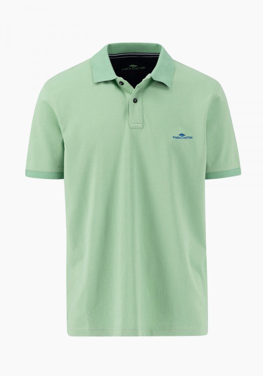 Fynch Hatton Polo της σειράς Contrast - 1504 4006 722 Turf Green