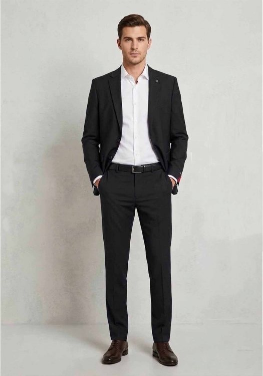 Karl Lagerfeld Κοστούμι Clever NOS - 155200 562035 990 Black