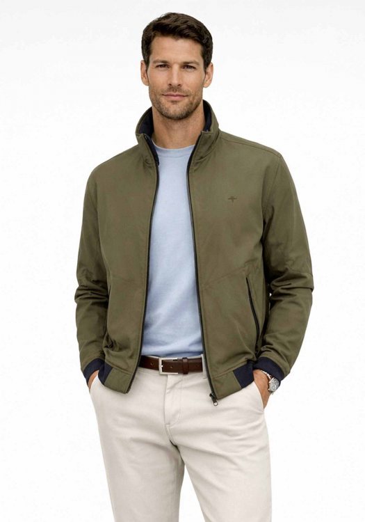 Fynch Hatton Jacket Light Blouson - 1602 2530 719 Dark Khaki