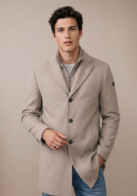 Fynch Hatton Παλτό RWS - 1610 2420 864 Taupe