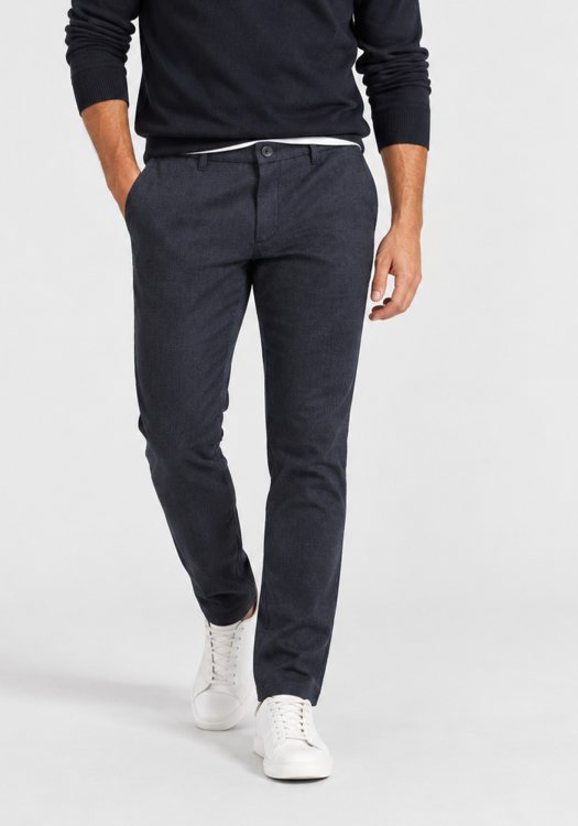 Fynch Hatton Παντελόνι Chino - 1610 2810 688 Dark Navy