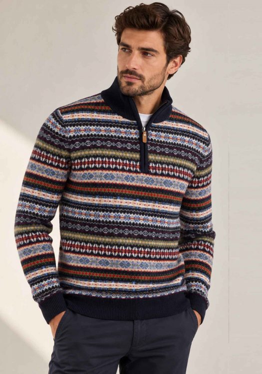 Fynch Hatton Sweater  Troyer - 1610 310 690 Navy