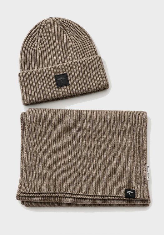 Fynch Hatton Set Κασκόλ& Σκούφος - 1610 0440 864 Taupe