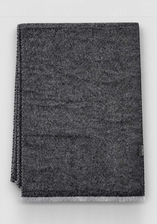 Fynch Hatton Κασκόλ Heringbone - 1610 0512 998 Charcoal