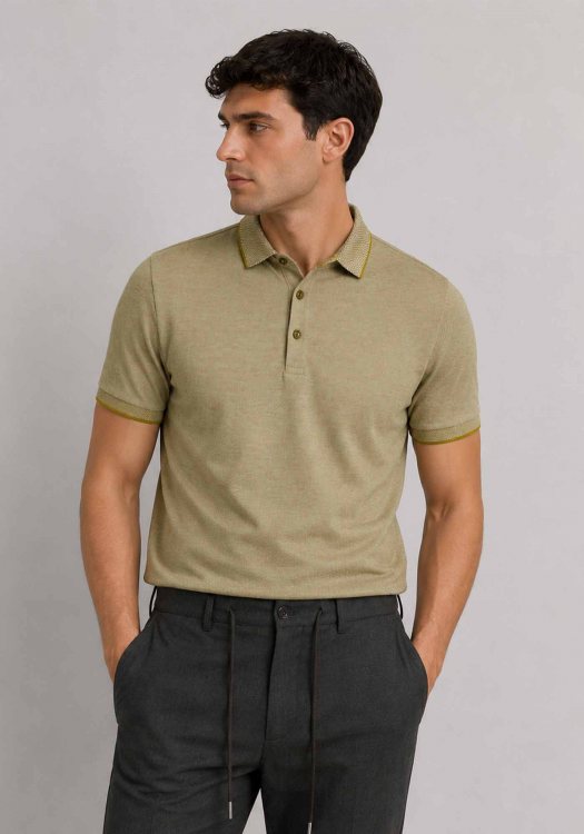 Daniel Hechter Polo Μπλούζα Easy GO - 74001 161901 520 Kiwi