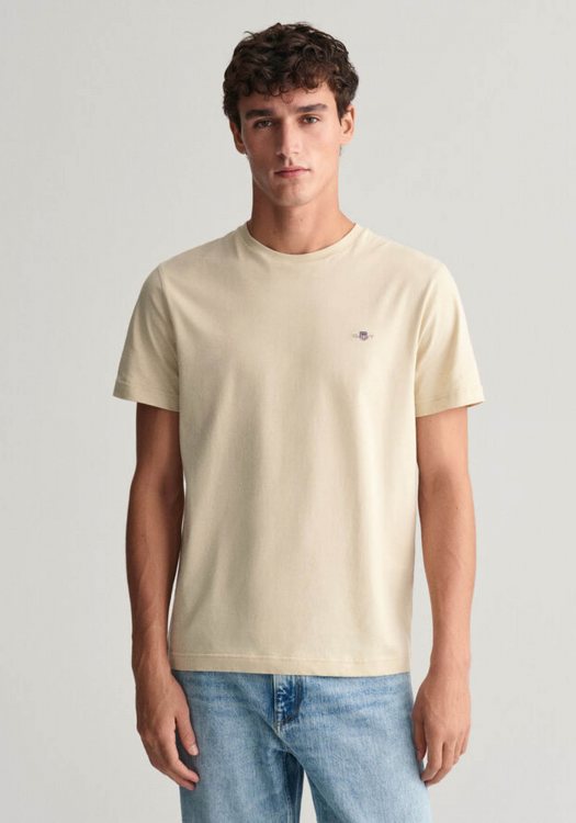 GANT Κοντομάνικη Μπλούζα της σειράς Shield - 2003184 239 Silky Beige