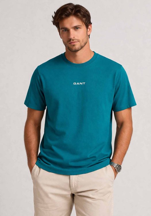 GANT Μπλούζα Small Graphic - 2003405 441 Blue