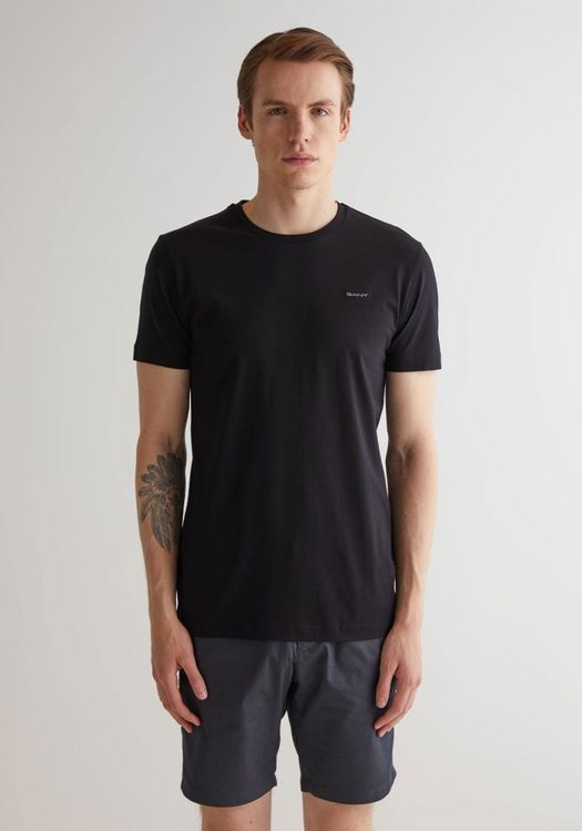 GANT Μπλούζα της σειράς Mercerize - 2013035 005 Black