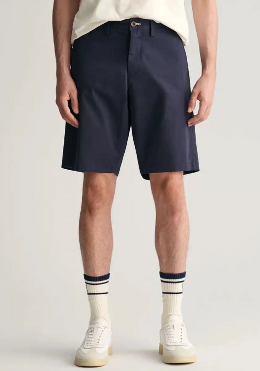 GANT Βερμούδα της σειράς Twill - 205066 410 Dark Blue 