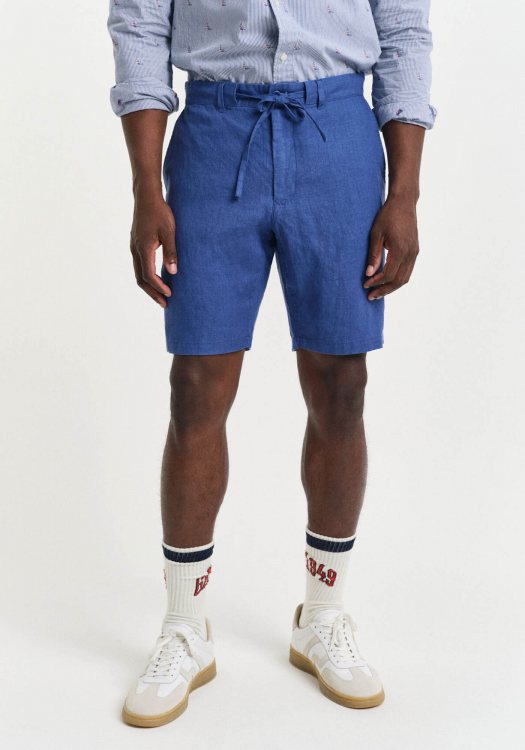 GANT Βερμούδα της σειράς Linen - 205073 407 Rich Blue 