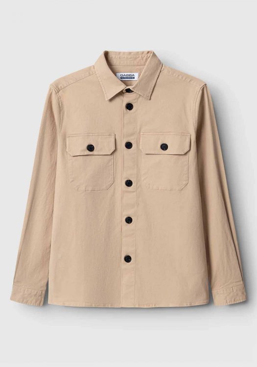 GABBA Overshirt της σειράς Topper LS - 2200440120 0191 Humus