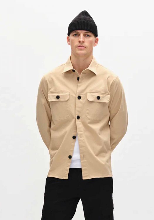 GABBA Overshirt της σειράς Topper LS - 2200440120 0191 Humus