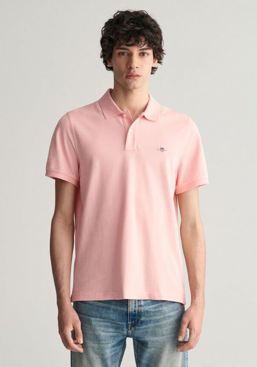 GANT Pique Polo Μπλούζα της σειράς Shield - 2210-1 671 Bubbelgum Pink