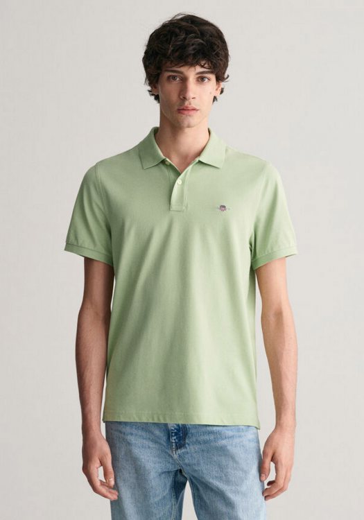 GANT Pique Polo Μπλούζα της σειράς Shield - 2210 345 Milky Matcha