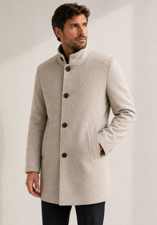 Bugatti Παλτό Classic - 221400 24201 040 Beige