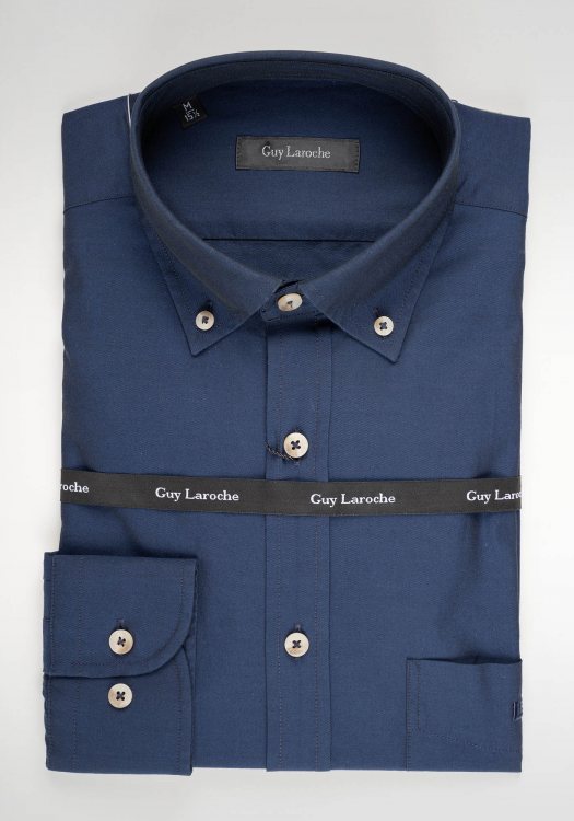 Guy Laroche Πουκάμισο της σειράς Twill - GL2328306 BD 4 Blue