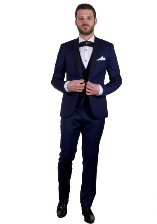 Fragosto Slim Fit Tuxedo - Royal Blue