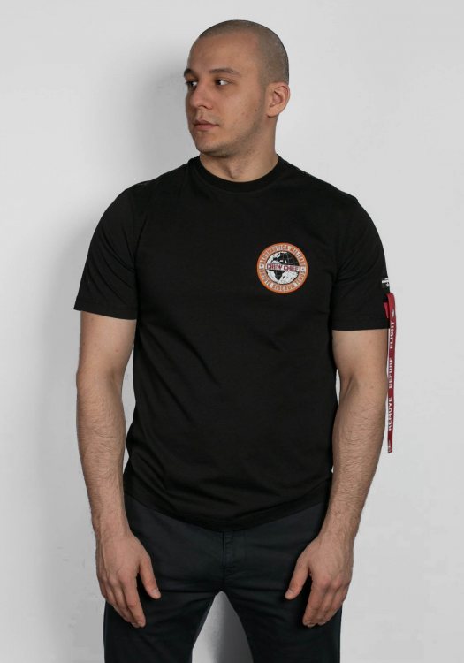 Aeronautica Militare Μπλούζα της σειράς Chief - TS2209 34300 Jet Black