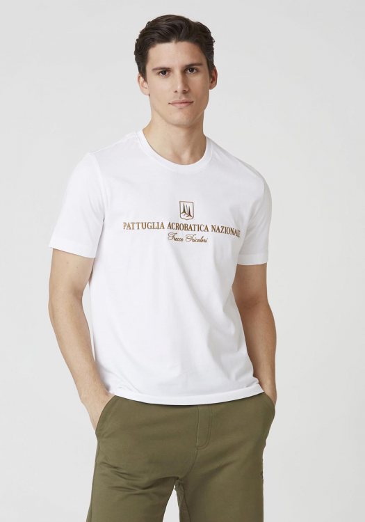 Aeronautica Militare Μπλούζα της σειράς Jersey - TS2410 73062 Off White