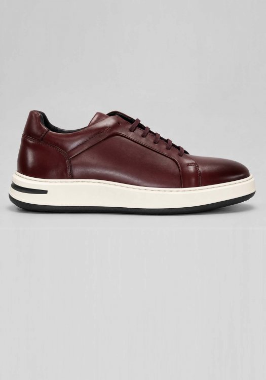 Monte Napoleone Δερμάτινα Sneakers Smart Pelle - 262 90 6200 9024 5 Bordo