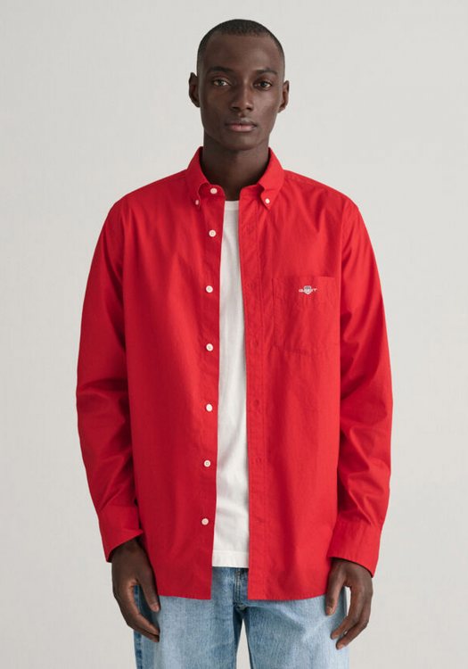 GANT Πουκάμισο της σειράς Poplin - 3000100 630 Ruby Red