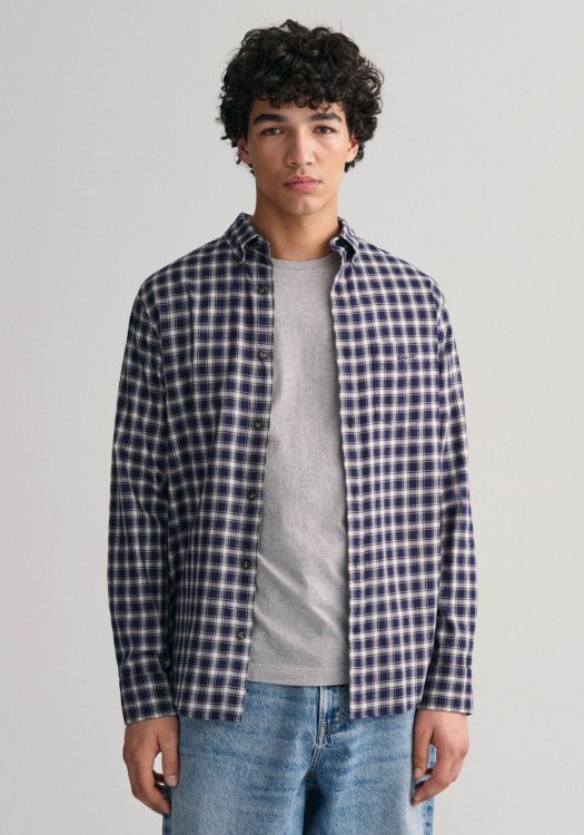 GANT Πουκάμισο της σειράς Flannel - 3230213 409 Classic Blue