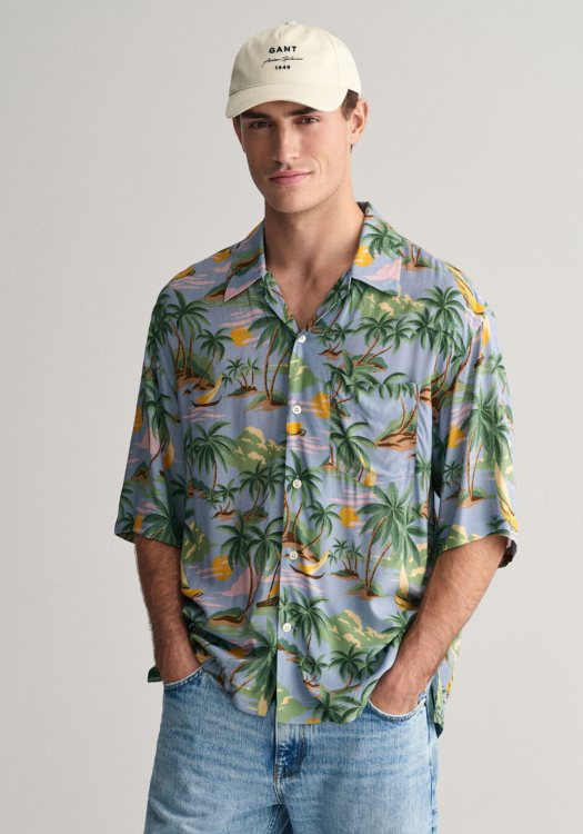GANT Πουκάμισο της σειράς Hawaiian - 3240077 474 Dove Blue