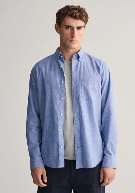 GANT Πουκάμισο της σειράς Linen - 3240100 407 Rich Blue