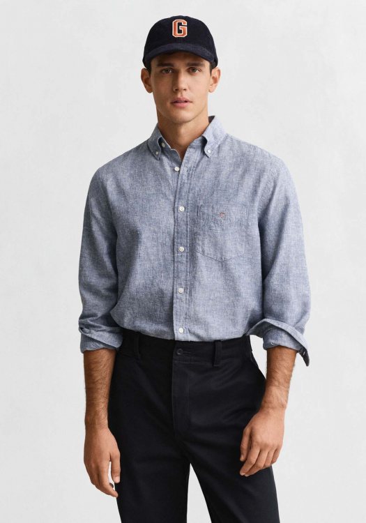 GANT Πουκάμισο της σειράς Linen - 3250082 442 Blue