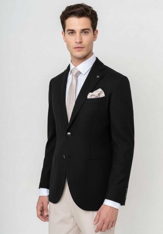 Fragosto Σακάκι της σειράς Stefan - FRB25 3913 023 001 Black