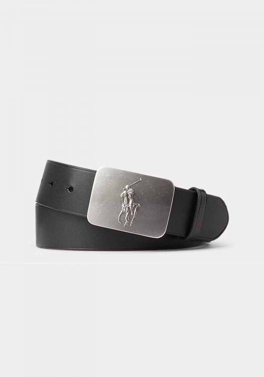 Polo Ralph Lauren Ζώνη Pony Plaque - 405761965 001 Black