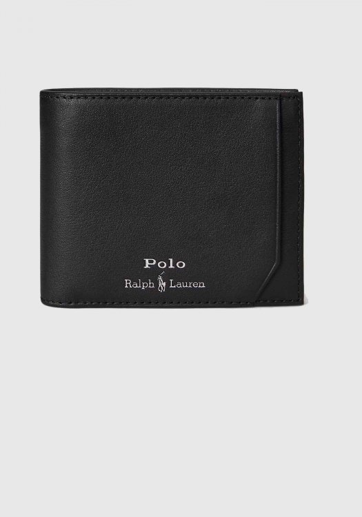 Polo Ralph Lauren Πορτοφόλι της σειράς Smooth Leather - 405963229 001 Black